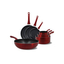 7-Piece Set of Aluminum Cherry