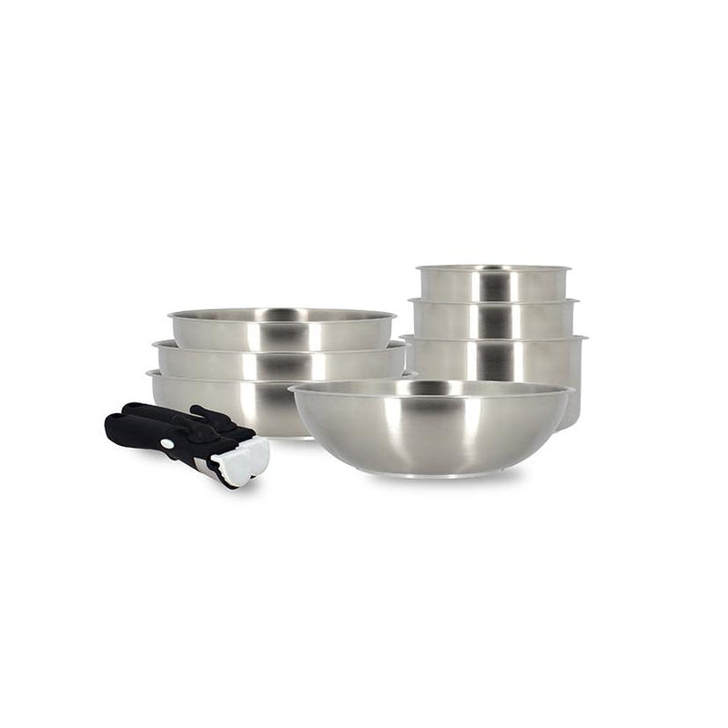 9-Piece Iris Stainless Steel Set