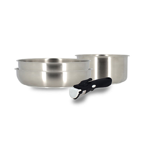 4-Piece Iris Stainless Steel Set