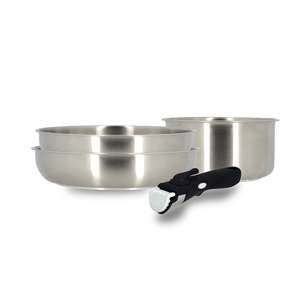 4-Piece Iris Stainless Steel Set