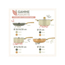 Set of 3 Easynox Stainless Steel &amp; Aluminum Saucepans - 16/18/20Cm