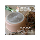 Set of 3 Easynox Stainless Steel &amp; Aluminum Saucepans - 16/18/20Cm