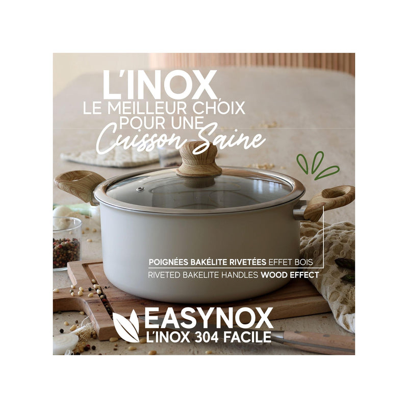 Set Of 5 Easynox Stainless Steel &amp; Aluminum Pieces