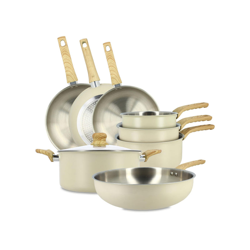 Set Of 8 Easynox Stainless Steel &amp; Aluminum Pieces