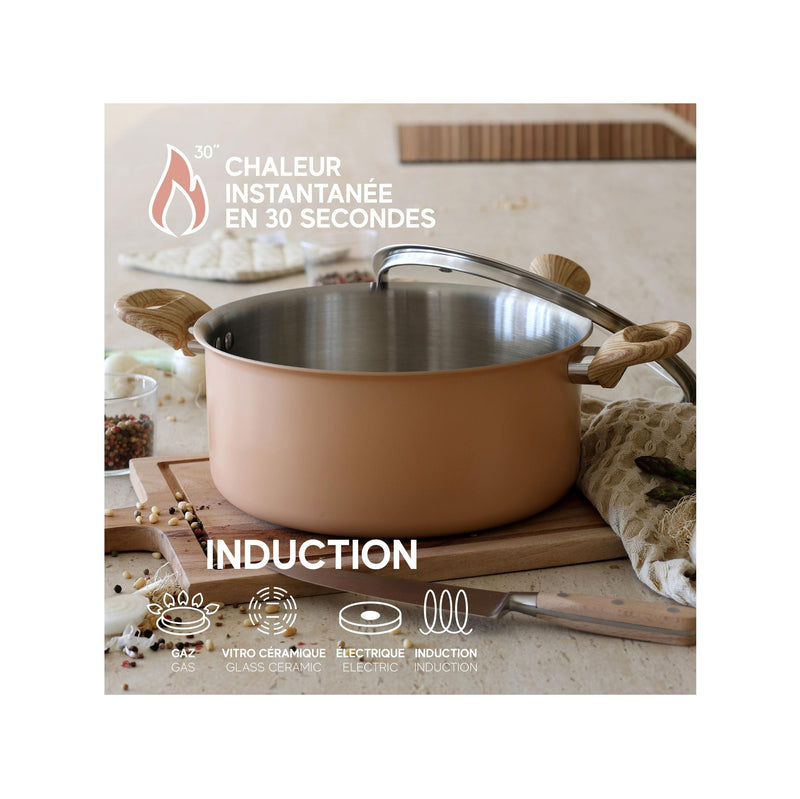 Set Of 8 Easynox Stainless Steel &amp; Aluminum Pieces