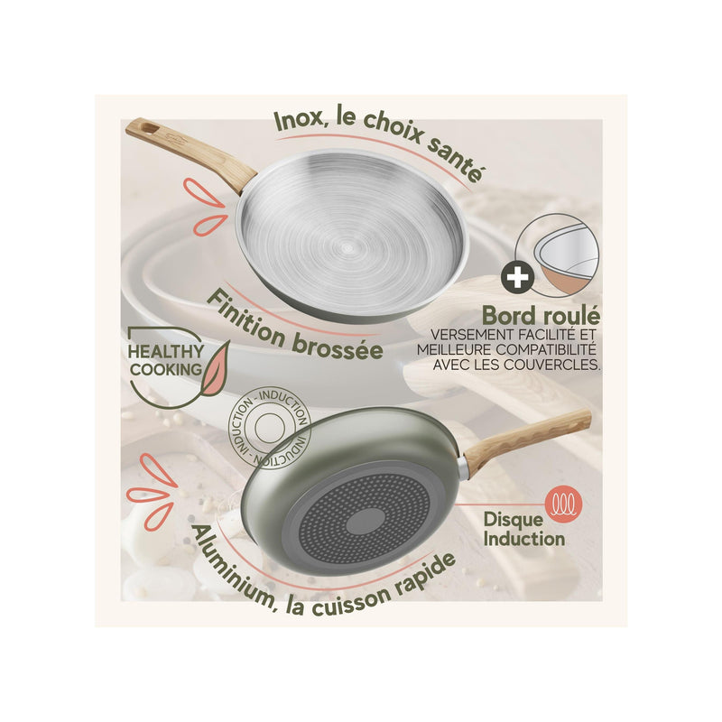 Set Of 8 Easynox Stainless Steel &amp; Aluminum Pieces