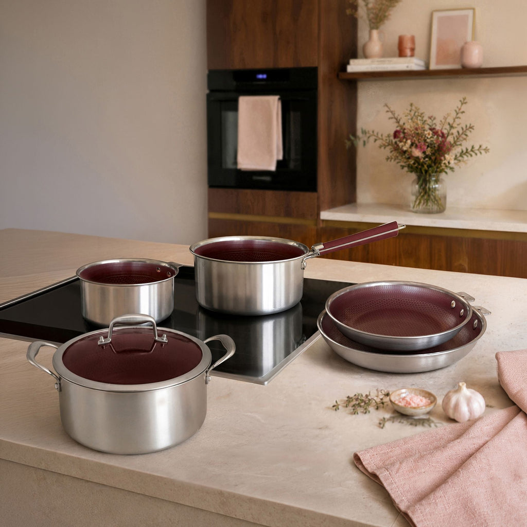 Aglaé - 6-Piece Cookware Set - Stainless Steel