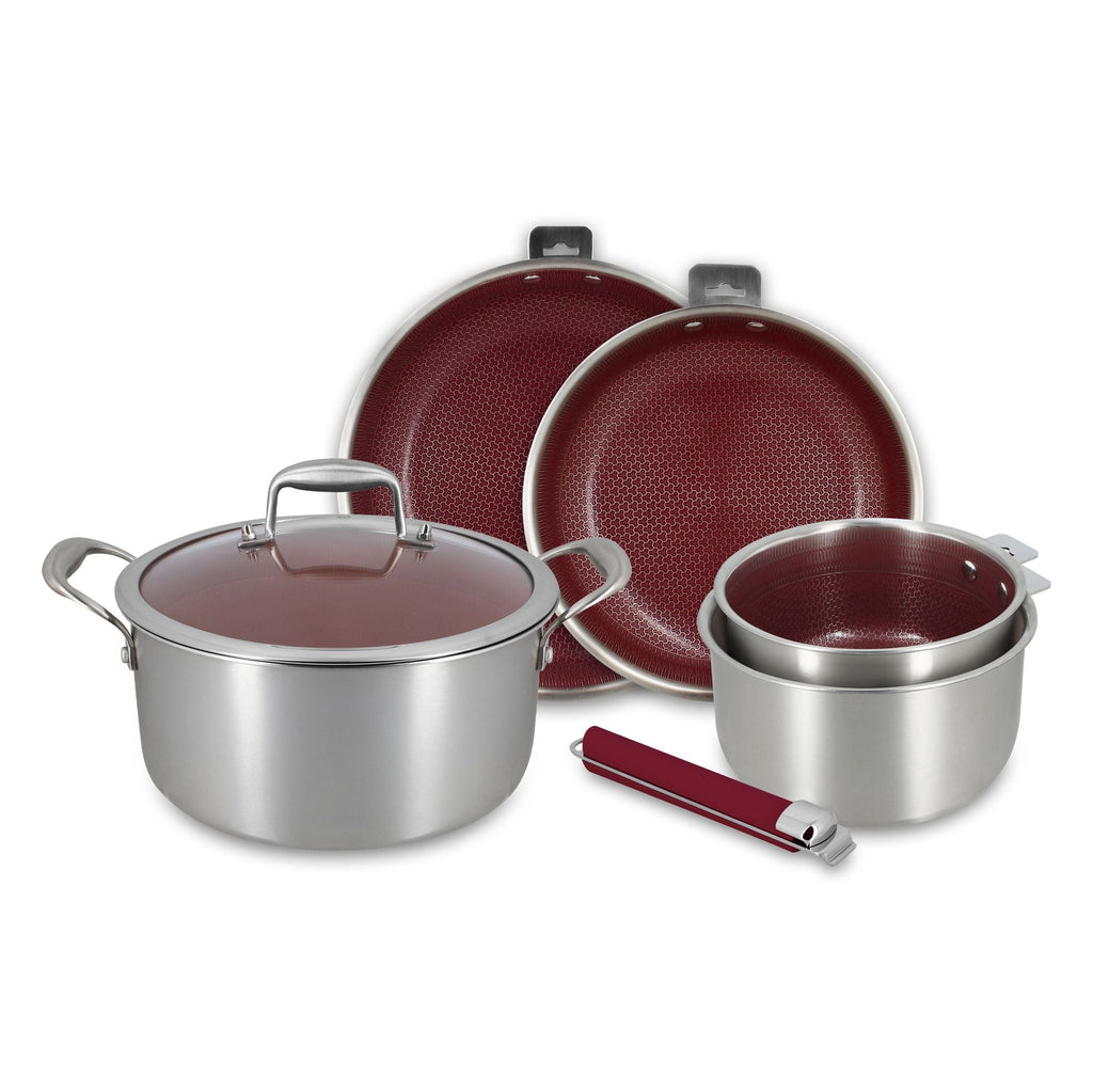 Aglaé - 6-Piece Cookware Set - Stainless Steel
