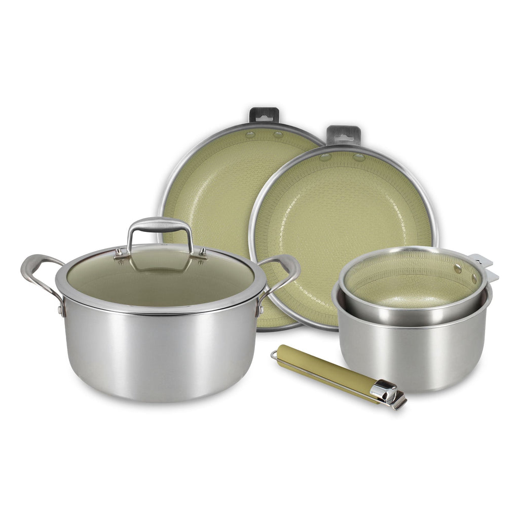 Aglaé - 6-Piece Cookware Set - Stainless Steel
