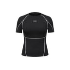 T-Shirt Heatgear Elite - Noir, Gris - Femme