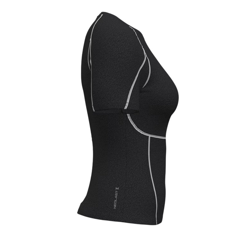 T-Shirt Heatgear Elite - Noir, Gris - Femme
