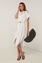 Vestido - Blanco - Mujer