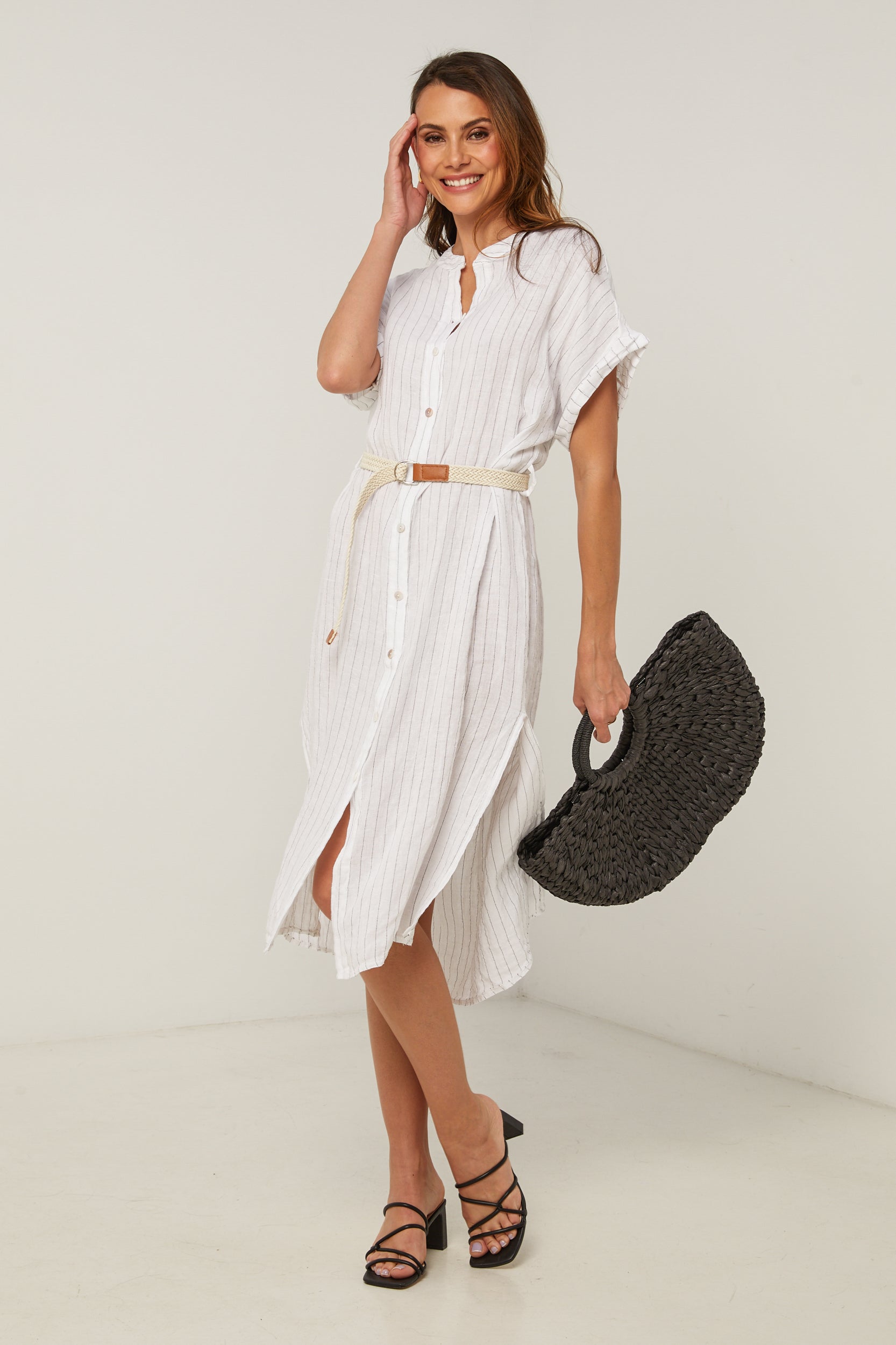 Vestido - Blanco - Mujer