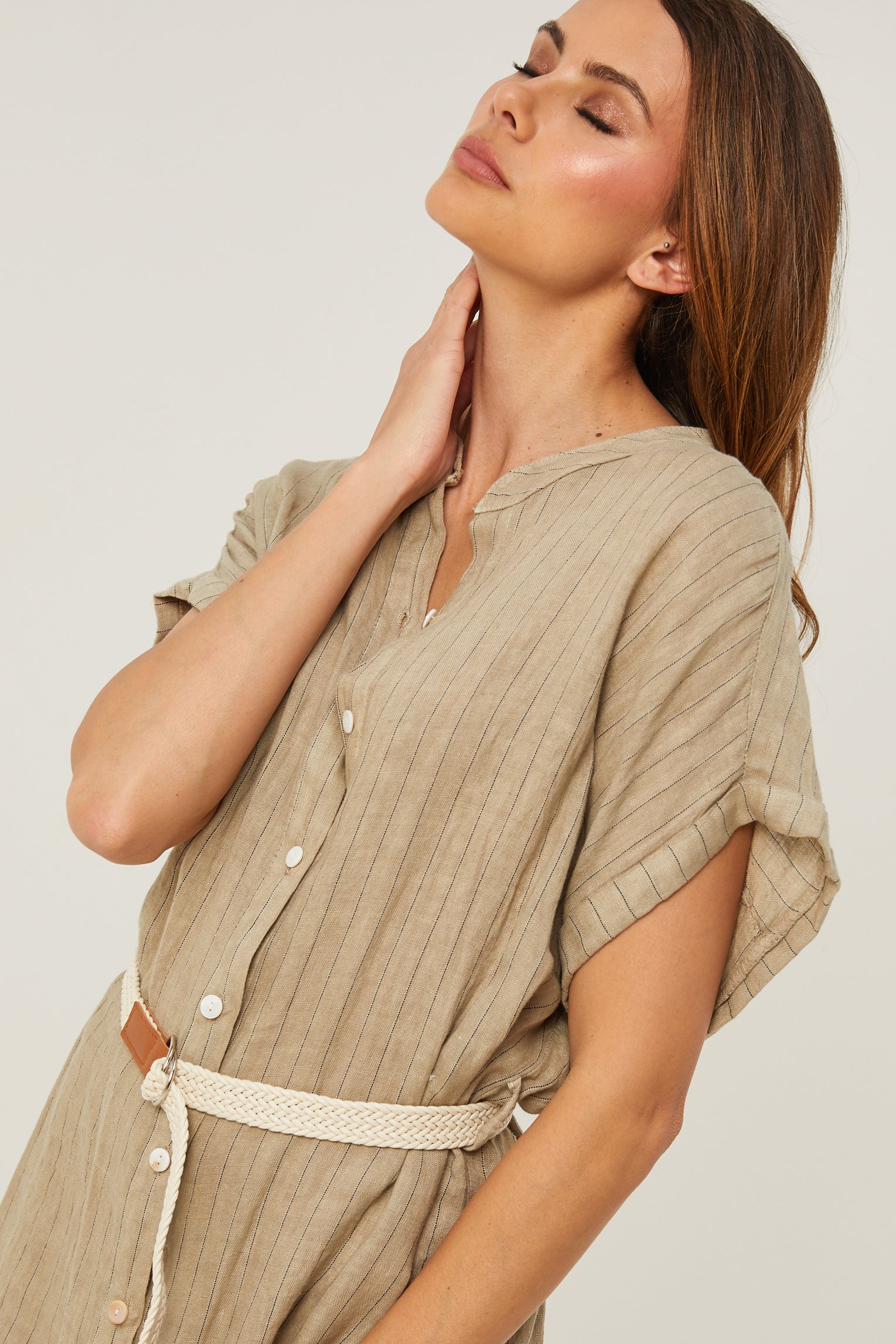 Dress - Taupe - Women
