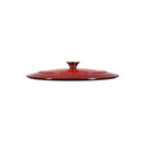 Colette Oval Cast Iron Casserole Dish - Red - 4L