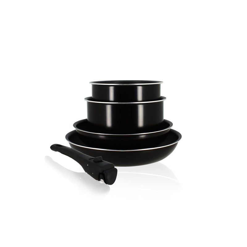 Iris 5-Piece Set in Black Aluminum