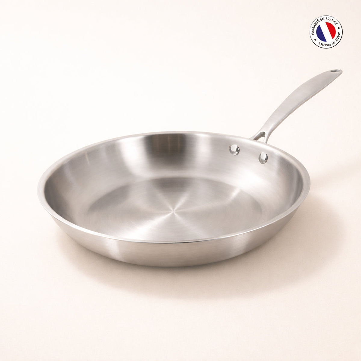 Triply - Koekenpan - Drielaags roestvrij staal - 24 cm 🇫🇷