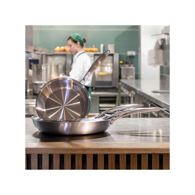 Poêle Triply En Acier Inoxydable - 28Cm