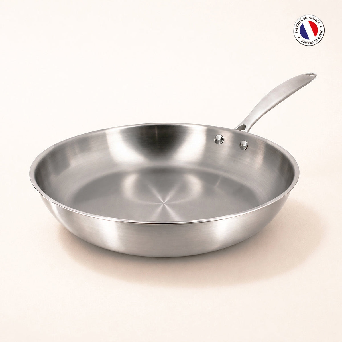 Triply - Padella - Acciaio Inossidabile a Tre Strati - 28 Cm 🇫🇷