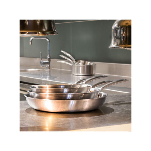 Triply Stainless Steel Frying Pan - 28cm