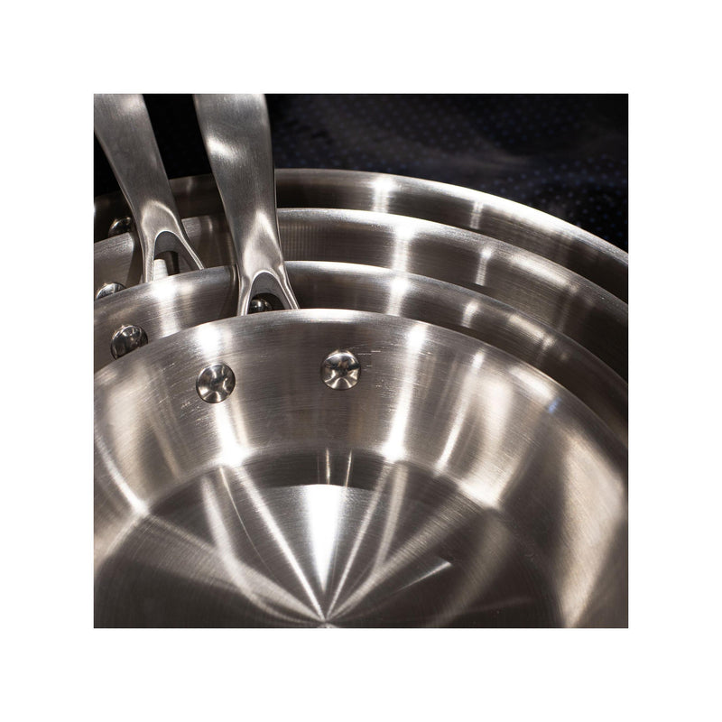 Poêle Triply En Acier Inoxydable - 32Cm