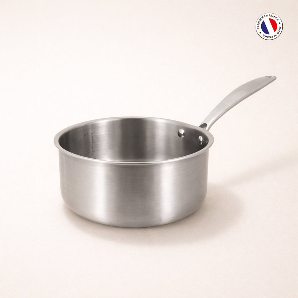 Triply - Kastrull - 3-Skikts Rostfritt Stål - 16 cm 🇫🇷