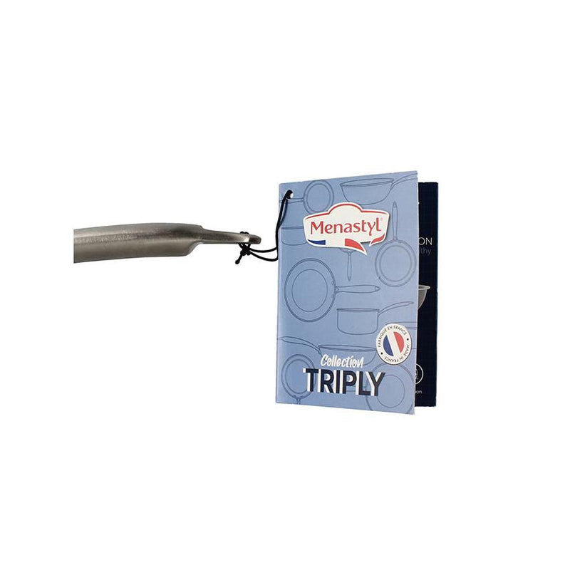 Set of 3 Triply Stainless Steel Saucepans - 16/18/20cm