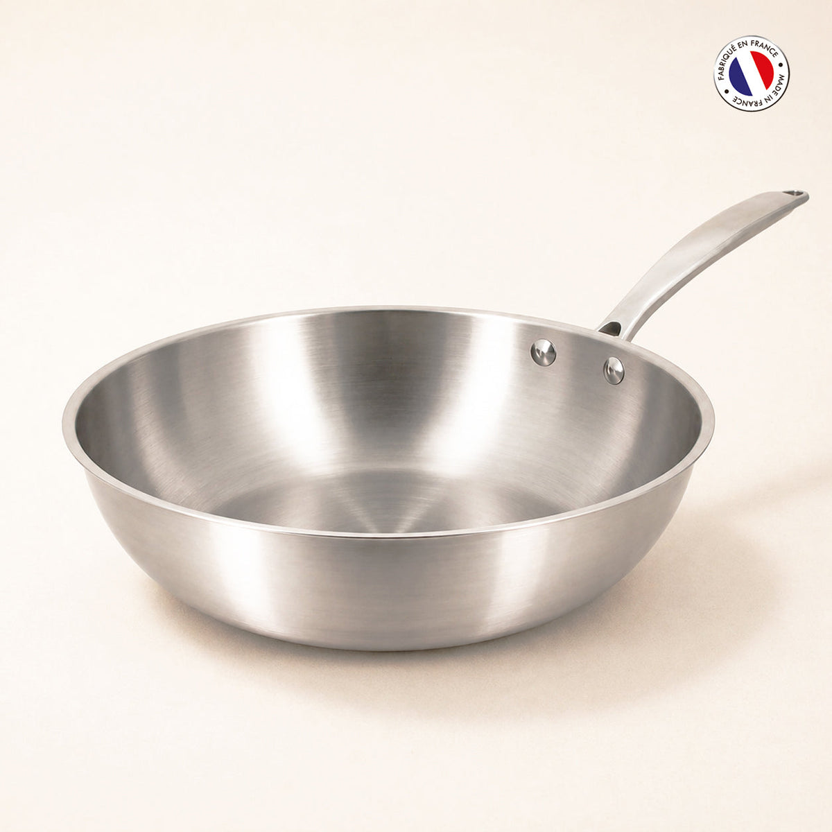 Triply - Wok - Acciaio Inossidabile a Triplo Strato - 28 Cm 🇫🇷