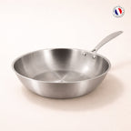 Triply - Wok - Acero Inoxidable De Triple Capa - 24 cm 🇫🇷