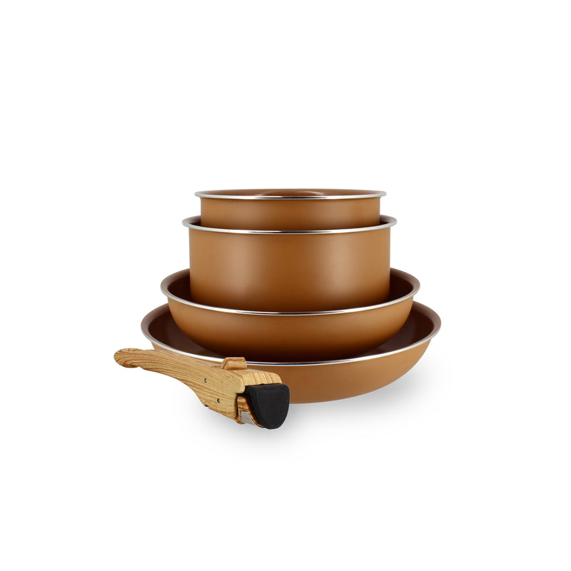 5-Piece Set Made of Removable Recycled Aluminum