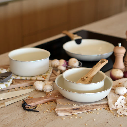 Set 5 Pièces - Aluminium Recyclé - Poignée Amovible