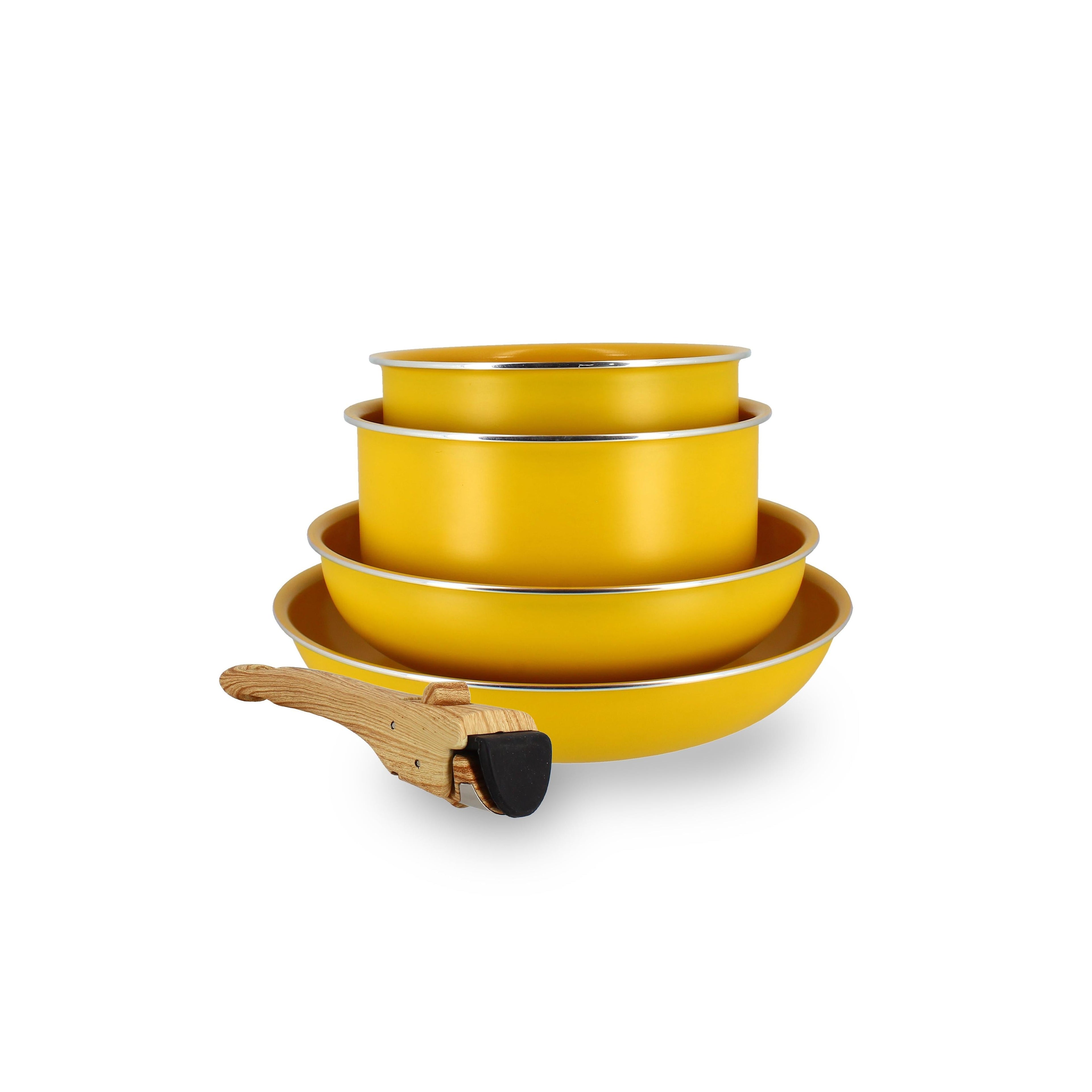 Set De 5 Pièces En Aluminium Recyclé Amovible