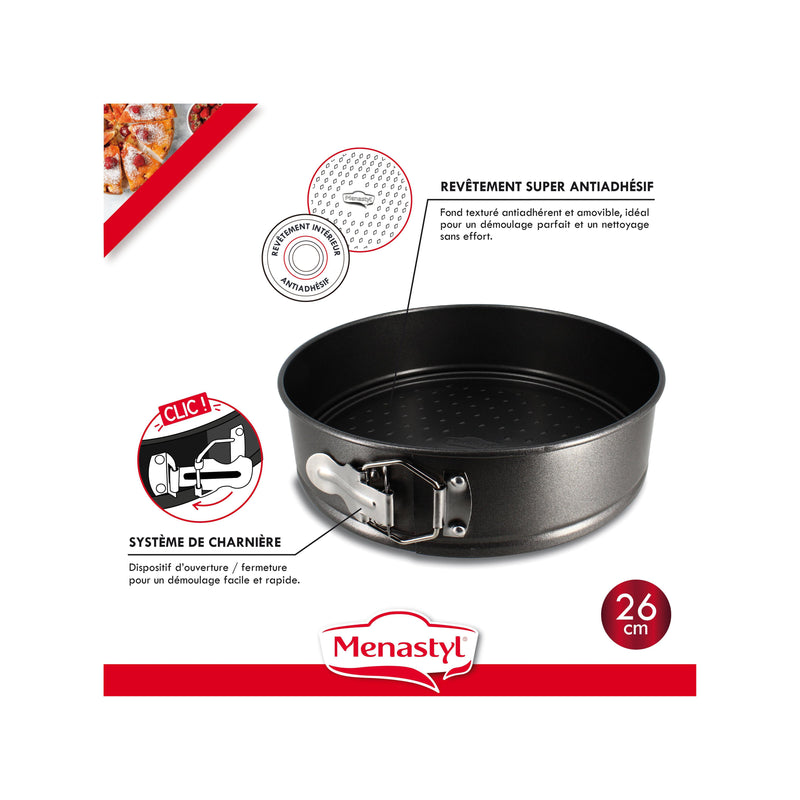 Set De 3 Moules À Charnière - 22/24/26Cm