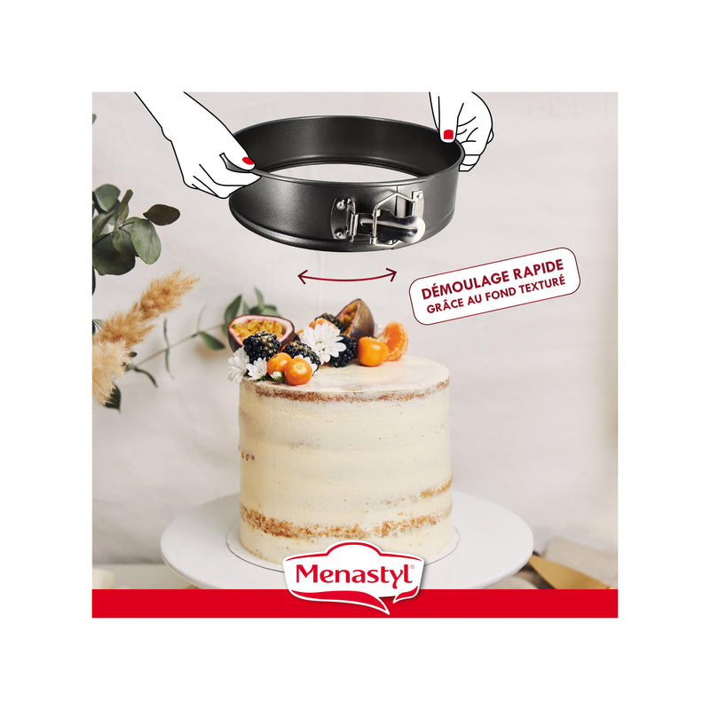 Set De 3 Moules À Charnière - 22/24/26Cm