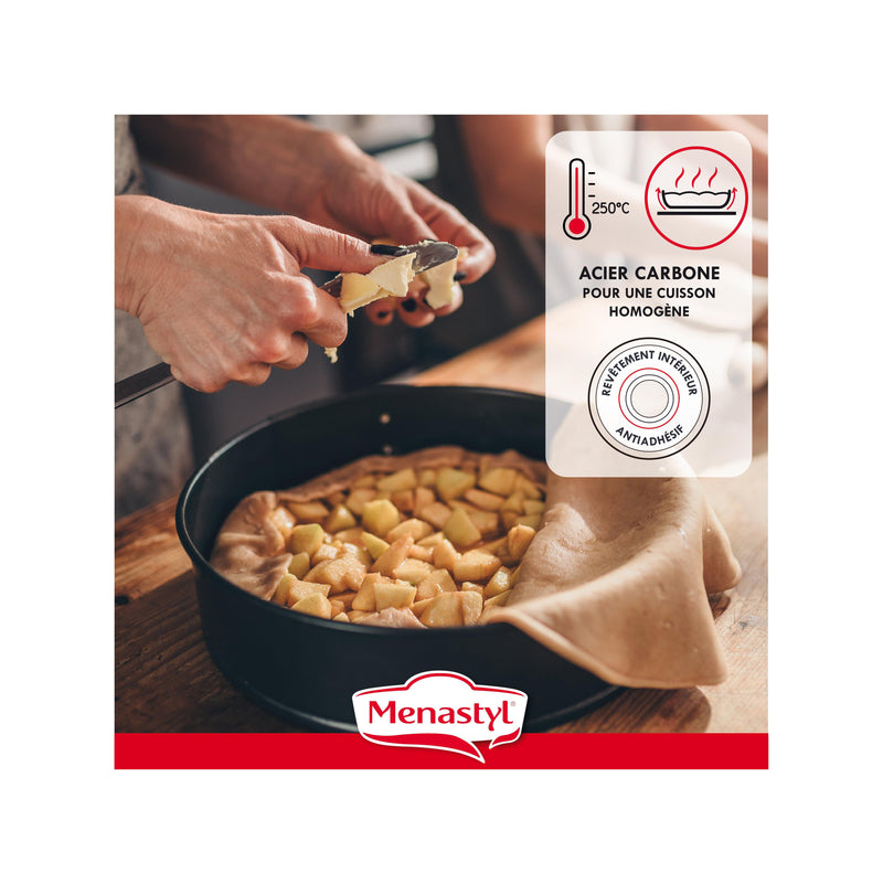 Set De 3 Moules À Charnière - 22/24/26Cm