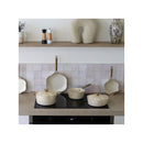 Dahlia Saucepan in Recycled Aluminum, Beige - 18cm