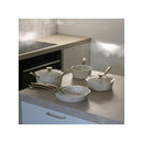 Dahlia Saucepan in Recycled Aluminum, Beige - 20cm