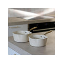 Dahlia Saucepan in Recycled Aluminum, Beige - 20cm