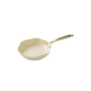 Dahlia Recycled Aluminum Frying Pan, Beige - 24cm