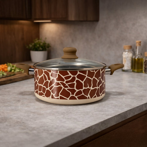 Faitout - Aluminium - Revêtement Céramique Sans PFAS - Girafe - 24cm