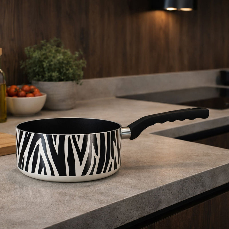 Set 2 Pièces - Aluminium - Revêtement Céramique Sans PFAS - Zèbre