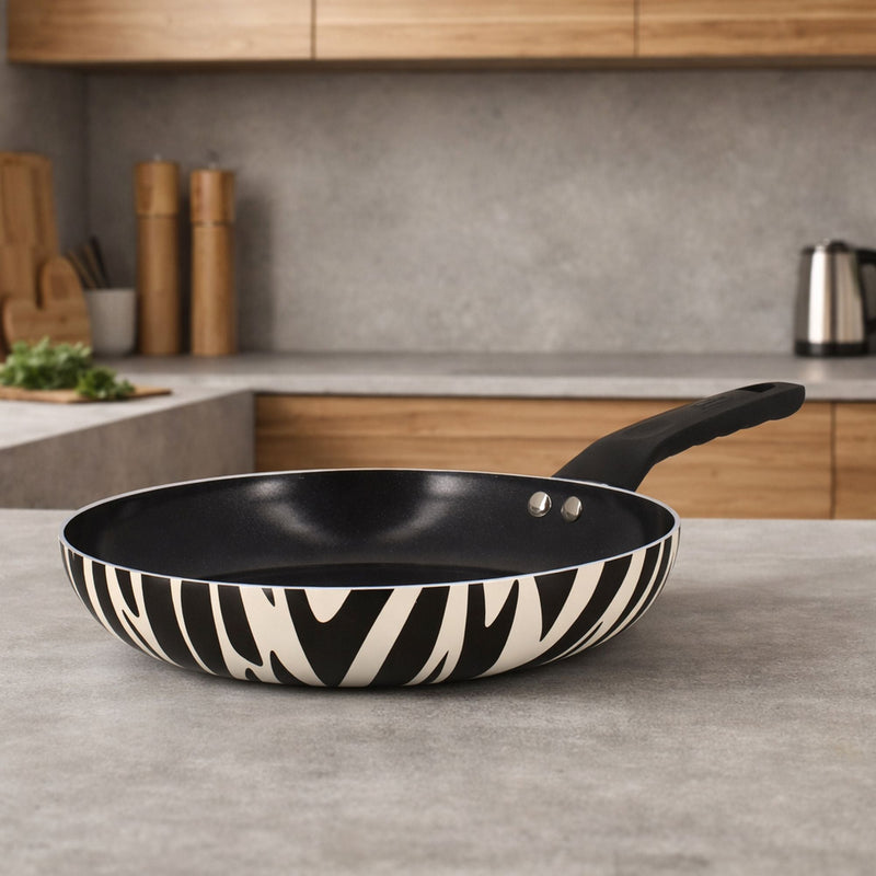 Set 2 Pièces - Aluminium - Revêtement Céramique Sans PFAS - Zèbre