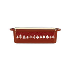 Montagne - Baking Dish with Relief - Cast Iron - 26x12cm - Brick