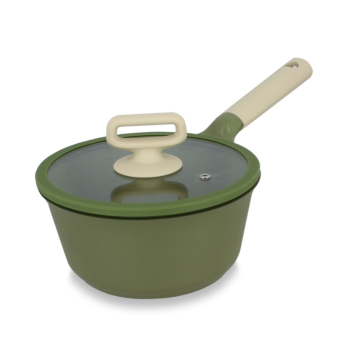 Anna - Rondel Z Pokrywką - Odlew Aluminiowy - 18Cm - Zielony