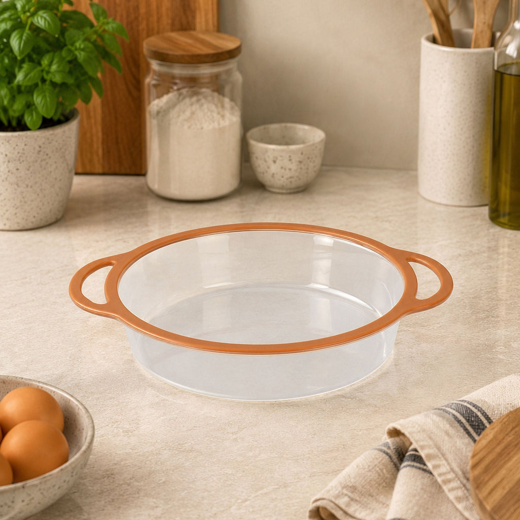 Mady - Molde redondo para tartas - Silicona y acero al carbono - 24,5 cm