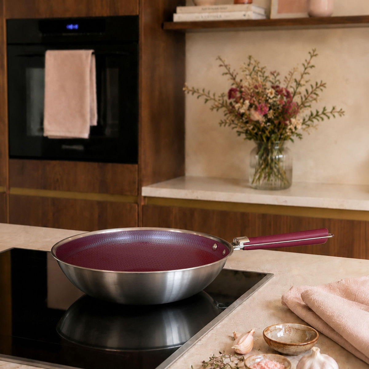 Aglaé - Wok - Stal Nierdzewna - 28 cm