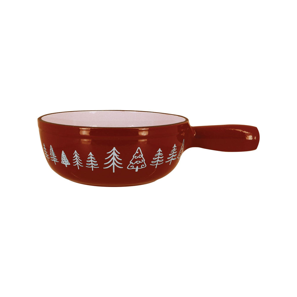 Montagne - Fondue Pot with Pattern - Cast Iron - 1.9L