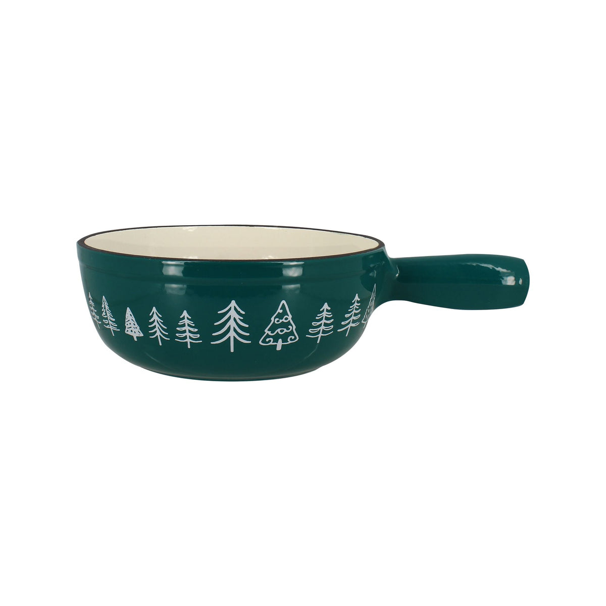 Montagne - Fondue Pot with Pattern - Cast Iron - 1.9L