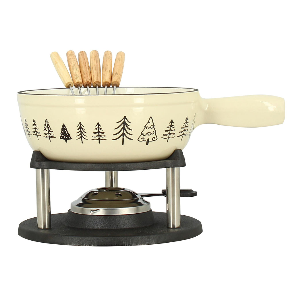 Montagne - Fondueset met 6 vorkjes - Gietijzer - 1,9 l