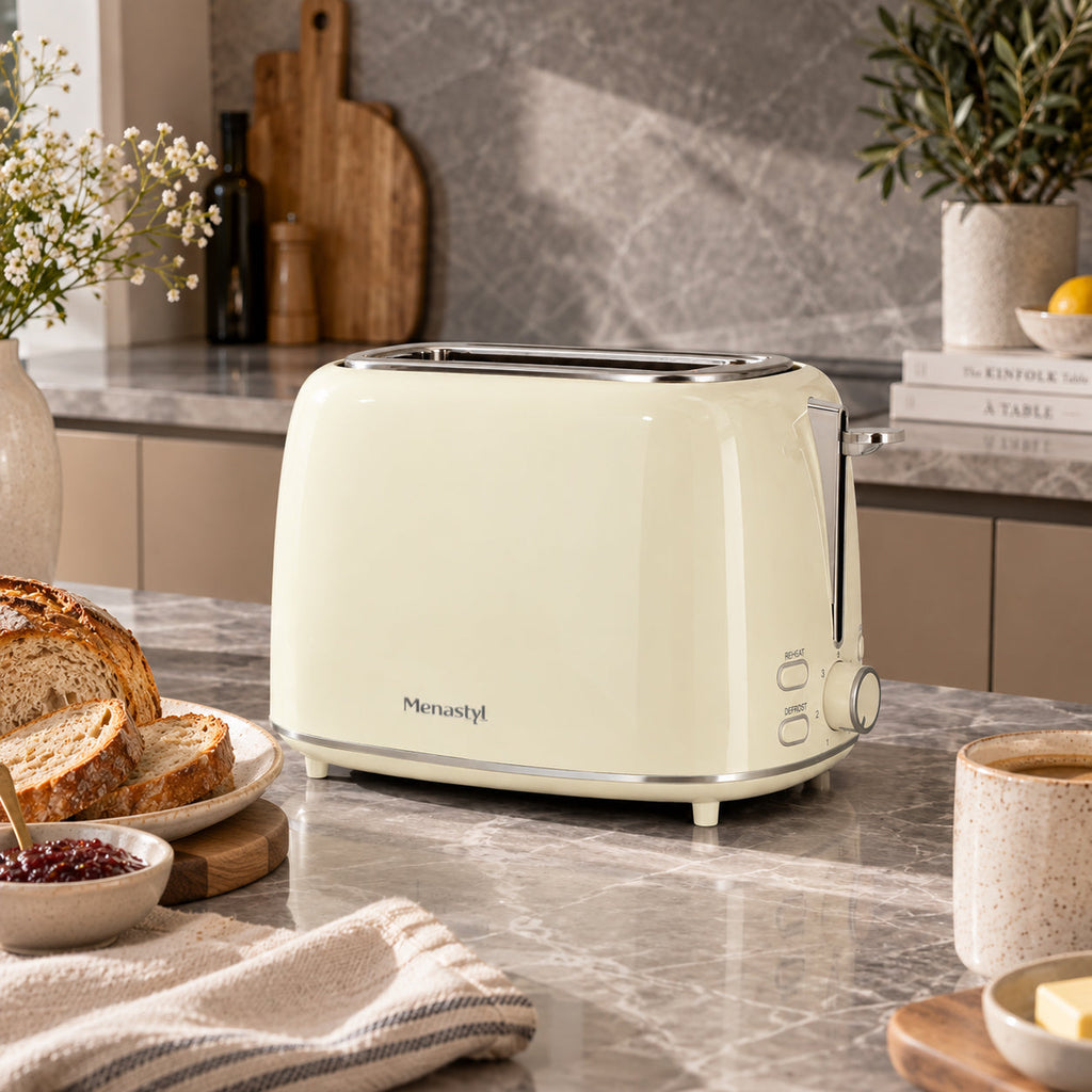 Rétro - 2-Slice Toaster - Stainless Steel